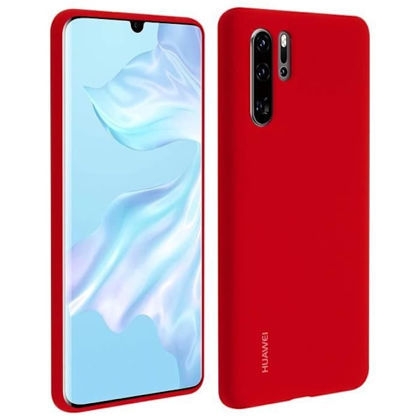 Kotelo - HUAWEI - P30 Pro - Silikoni - Puolijäykkä - Punainen Röd