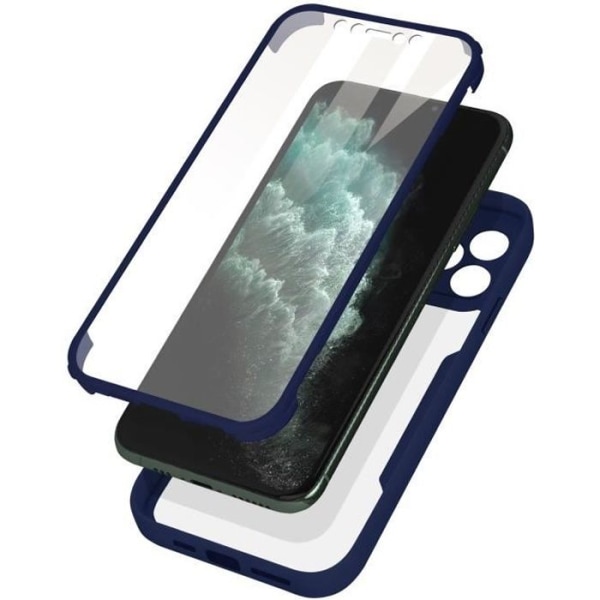 Coque iPhone 11 Pro - Apple - Stødabsorberende - Plexiglas - Polymer - Mørkeblå Midnattsblå