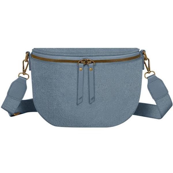 Sac Banane - GALLANTRY - Luna - Kangas - Sininen - Olkahihna - Vetoketju Blå