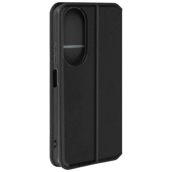 Taske til Honor 90 Smart - AVIZAR - Flip Card Holder og Video Support - Sort Svart