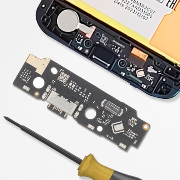 Opladningsstik - AVIZAR - Xiaomi Redmi A3 - USB-C-port - Sort - CE- og RoHS-kompatibel Svart