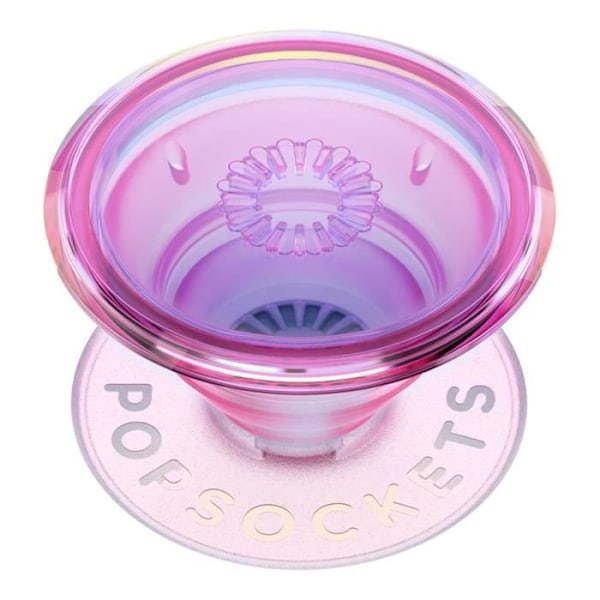 PopGrip - POPSOCKETS - Iriserande - Rosa - Säkert grepp - Infällbar hållare Rosa