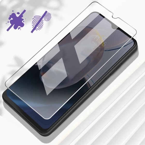 Näytön suojakalvo - AVIZAR - Motorola Moto E22/E22i - 9H karkaistu lasi - Ultraohut - Naarmuuntumaton Transparent