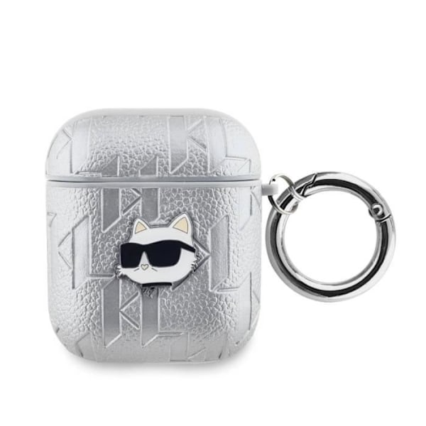 Coque til AirPods 1/2 Choupette Gavlert Karl Lagerfeld Sølv Grå