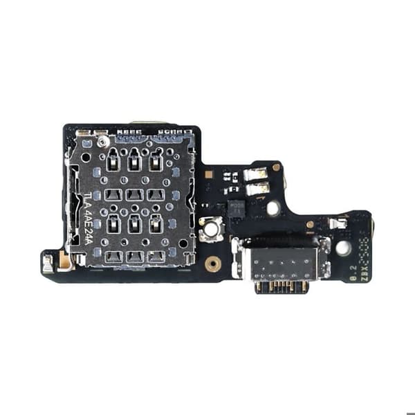 Ladeport - UNDERRETTE - Redmi Note 14 4G - SIM-konnektor - Mikro - USB-C Sort Svart