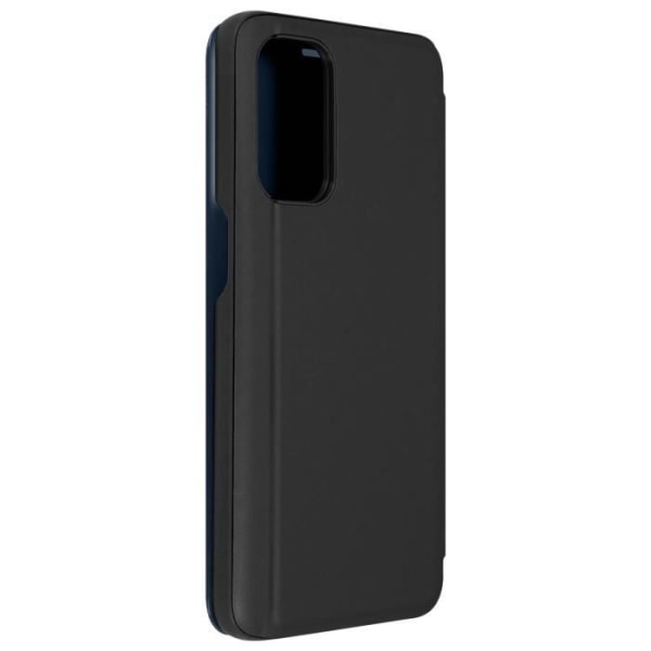 Cover - AVIZAR - Oppo Find X3 Lite - Gennemskinnelig flap - Spejleffekt - Videounderstøttelse Svart