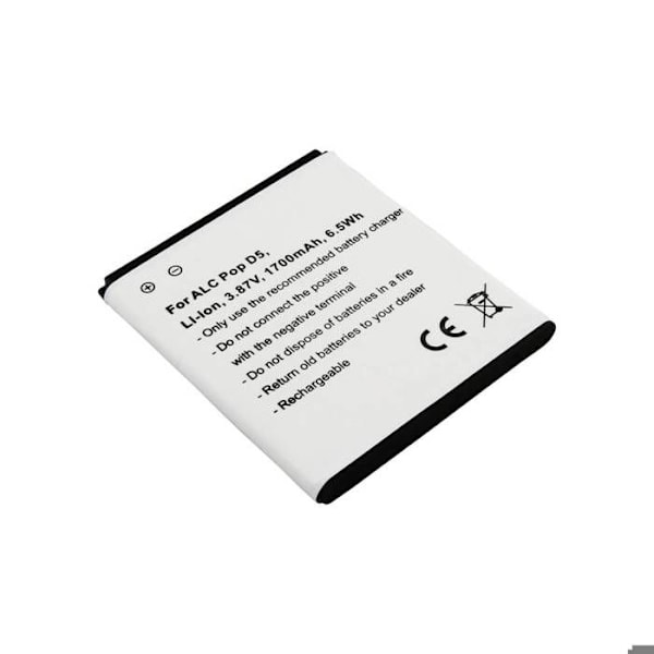 Ersättningsbatteri för Alcatel Pop D5 OT-5038 3.87V 1700mAh Li-ion