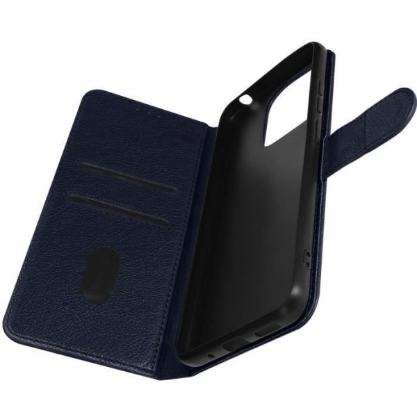 AVIZAR Folio Case Xiaomi Redmi 12C -puhelimelle - Midnight Blue - Kortin tallennus- ja videotukitoiminto Blå