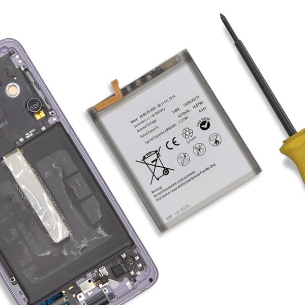 Interna batteri för Galaxy S20 FE, A52 5G, A52 4G och A52s - 4500mAh Vit Vit