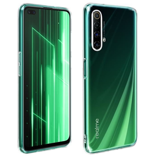 Coque - ADVISE - Realme X50 - Fleksibel Silikone - Ultra-tynd - Beskyttelse mod Stød og Ridser Vit