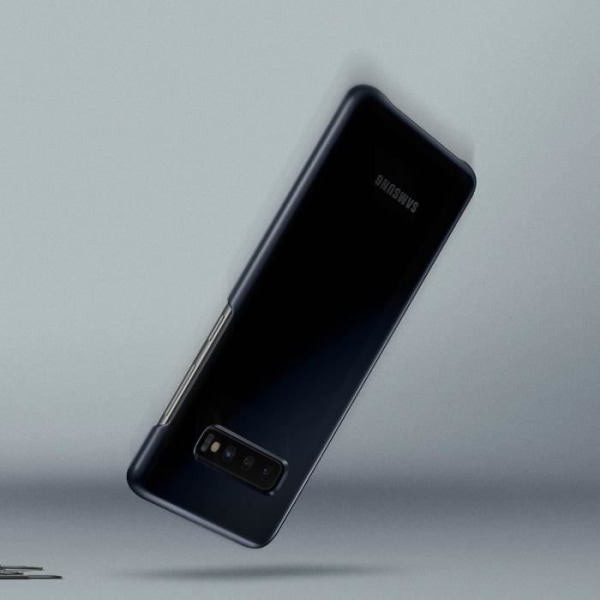 Galaxy S10 Ultra-ohut kovakotelo Smart LEDs QI-yhteensopiva alkuperäinen musta