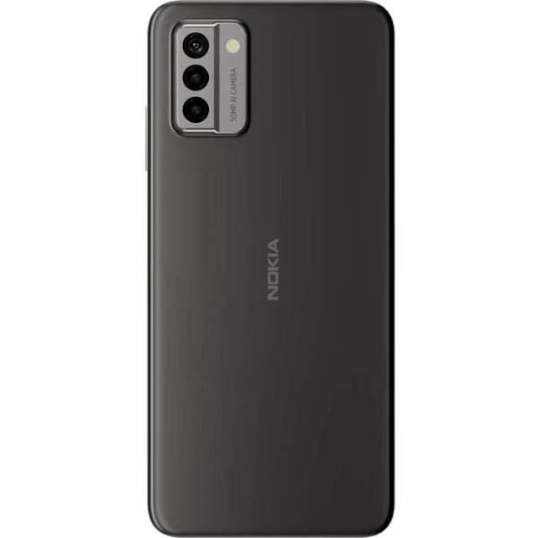 Nokia G22 Smartphone - 6,5" - Dual nano SIM 64 GB - Meteor Grey - Android - Frontkamera - LTE Grå