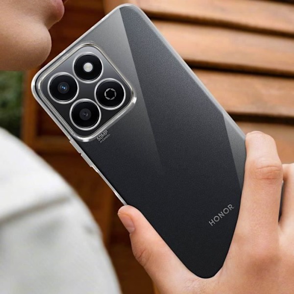 Coque för Honor 200 Smart Silikon Mjuk Mayaxess Transparent Transparent