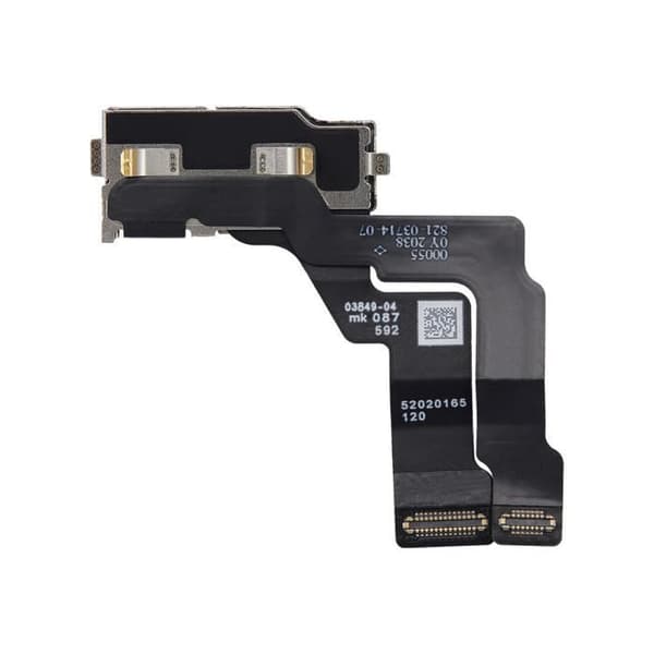 Etukamera iPhone 14 Pro: etulinssin vaihto Svart