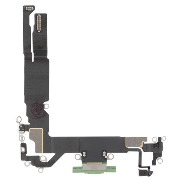 USB-C opladerstik til iPhone 17 med indbygget mikrofon lys grøn Grön