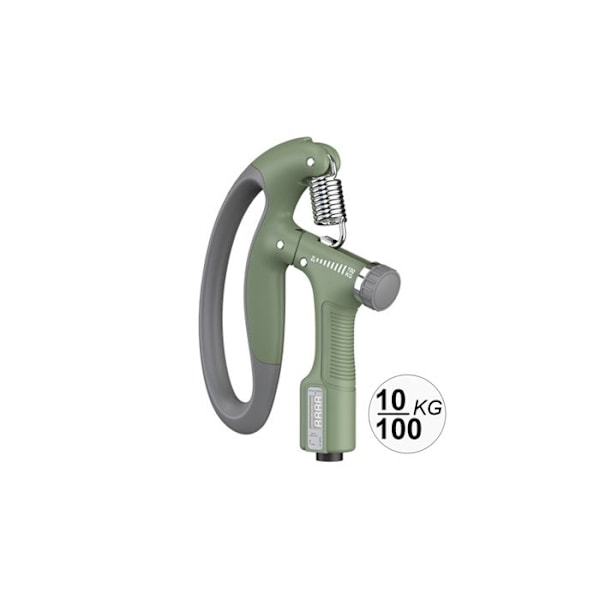 Kuntosalipainot - DF SPORTS - Säädettävä malli 10-100KG - Digitaalinen näyttö - Ergonominen - Vihreä