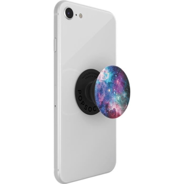 Pop Grip - PopSockets - Gen 2 - Sininen Nebula - Vaihdettavissa - Langaton lataus Blå