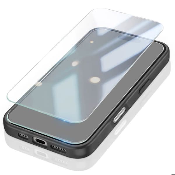 MagSafe cover sæt til iPhone 17 med 2 hærdede glas og 2 kamerabeskyttelser sort Svart