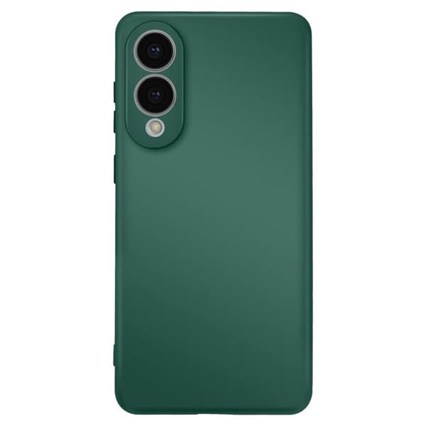 Coque för Galaxy S25 Edge Soft-Touch i Semi-Rigid Grön Grön