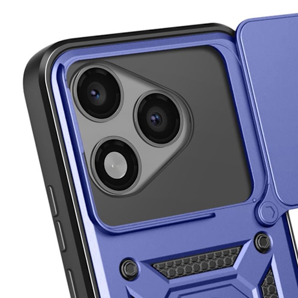 Coque til Honor 400 Lite Magnetisk Ring Kamerabeskyttelse Blå Blå