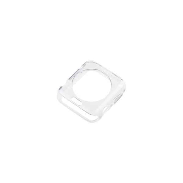 Suojakuori Apple Watchille 42mm - EKO - Valkoinen - Pehmeä ja erittäin ohut TPU Transparent