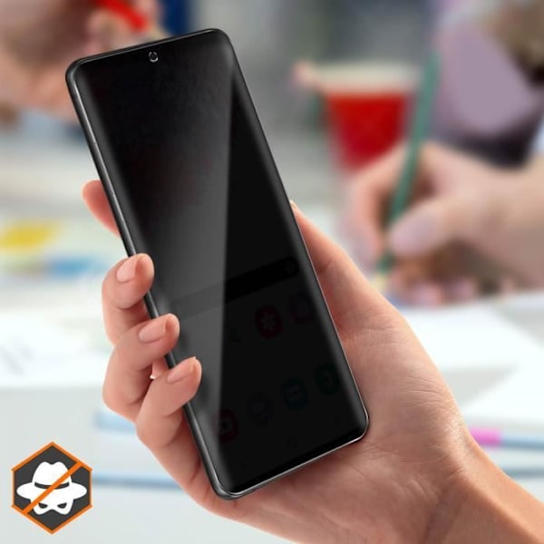 Filmanskydd - Samsung - Galaxy S20 Ultra - Härdat glas 9H - Ultra-tunt - Optimal skydd Svart