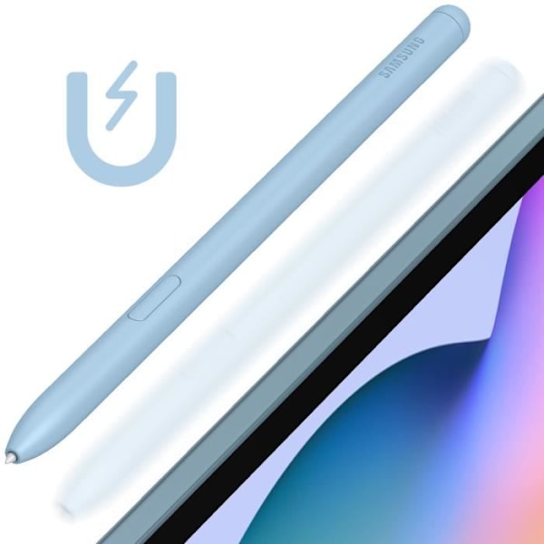 S Pen Samsung S6 Lite High Precision ja Fluid Stylus -kynä Alkuperäinen Samsung Light Blue Blå