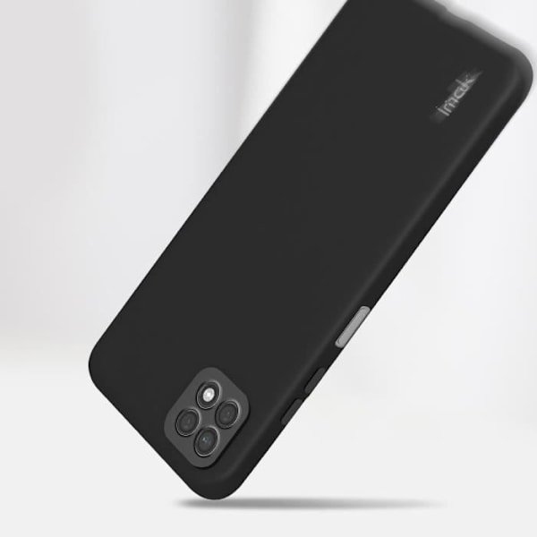 Skyddsfodral - IMAK - Samsung Galaxy A22 5G - Gel silikon - Ultratunt - Antispår Svart