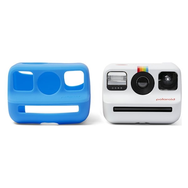 Silicone-vuori iskunkestävä POLAROID sininen Instant-kameraa varten Blå
