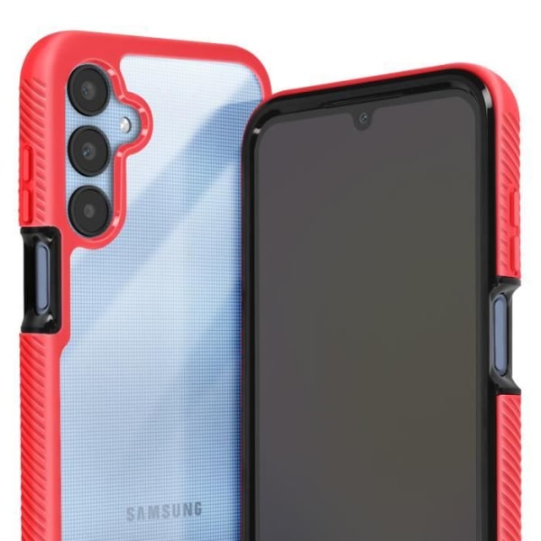 Etui til Samsung Galaxy A25 5G Hard Back Contour Forstærket Silikone Rød Röd