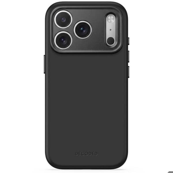 MagSafe-cover til iPhone 18 Pro Max / 17 Pro Max i antimikrobiel silikone, Decoded Sort Svart