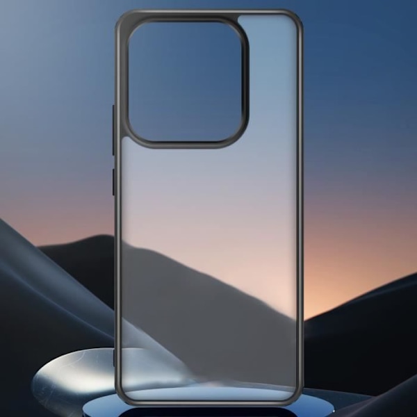 Coque til Redmi Note 14 4G Silikone Stødabsorberende Kamera Dæksel Sort Svart