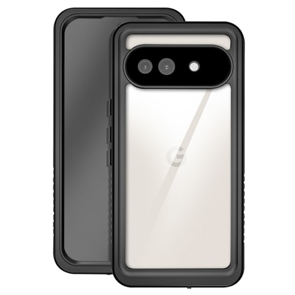 Coque Integreret til Google Pixel 9a Vandtæt IP68 Stødabsorberende Redpepper Sort Svart