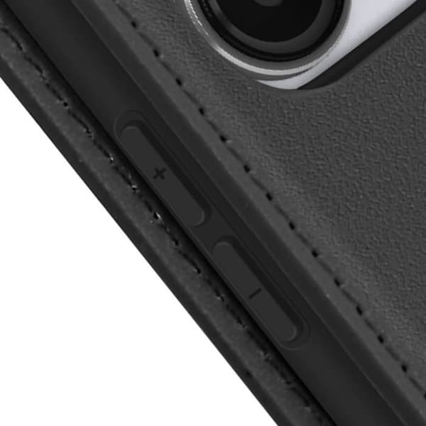 Taske til Xiaomi Redmi 6A - AVIZAR - Kortholder Video Support Magnetic Flip Sort Svart
