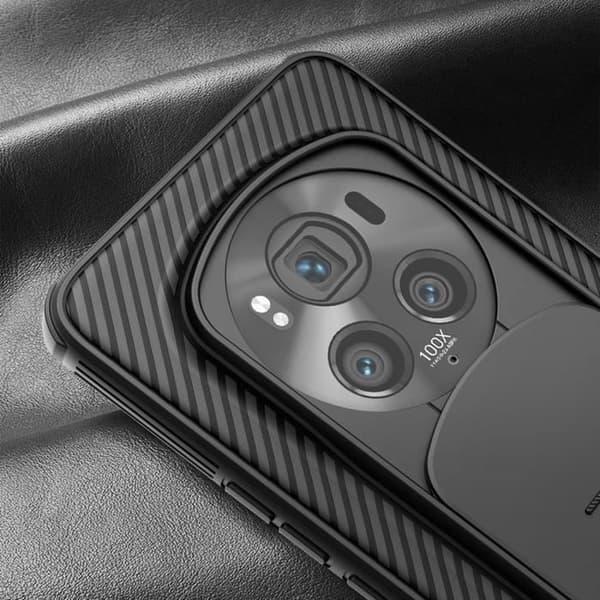 Coque - Nillkin - Honor Magic 6 Pro 5G - Skydkamera med glid - Polykarbonat - Silikone Svart