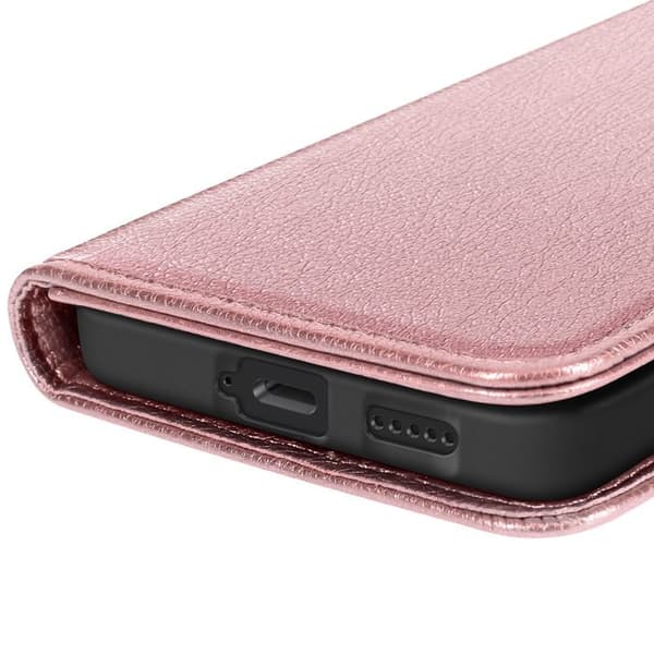 Plånboksfodral - AVIZAR - Honor 400 Smart - Rosa - Struktur - Ställfunktion Ros