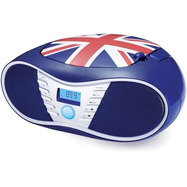 Radiosoitin CD/USB/MP3 kannettava - BIGBEN - CD58GB - CD-soitin - USB-portti - Telescopinen antenni