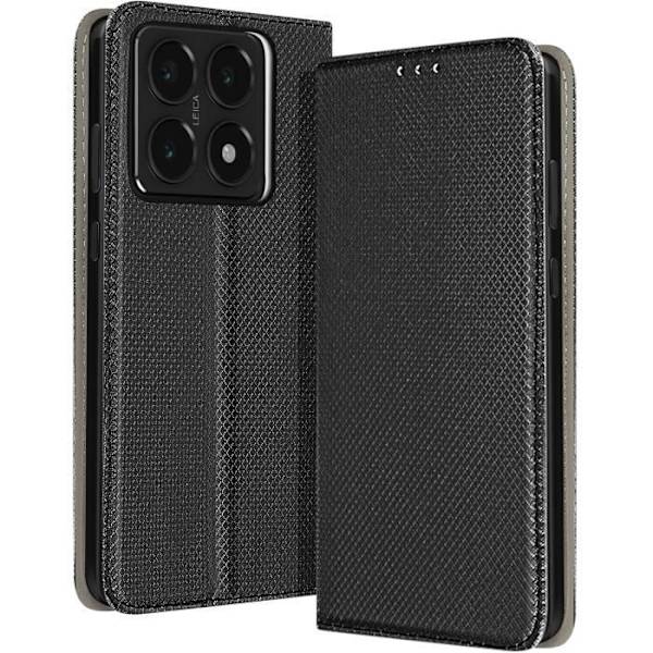 Smartphone-etui - AVIZAR - Xiaomi 14T - Magnetisk - Kortholder - Sort Svart
