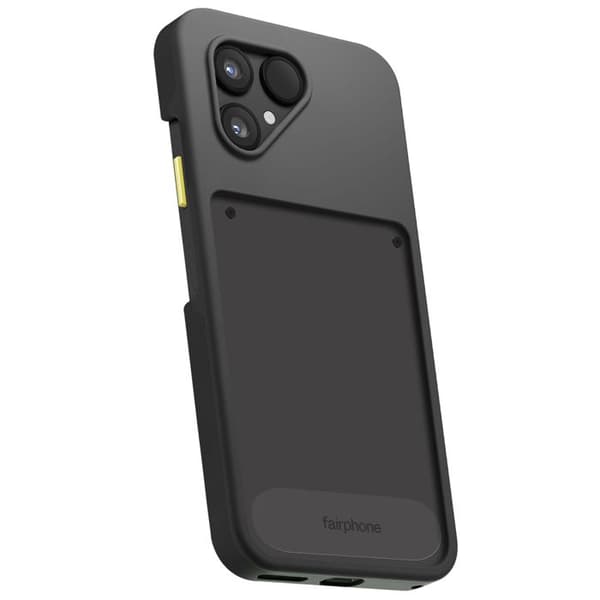 Coque - FAIRPHONE - Fairphone 6 - Semi-rigid Silikone - Antiskrid - Sort Svart