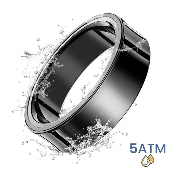 Connectet Ring - AVIZAR - Størrelse 13 - Vandtæt 5ATM - Sundhedsovervågning - Bluetooth 5.2