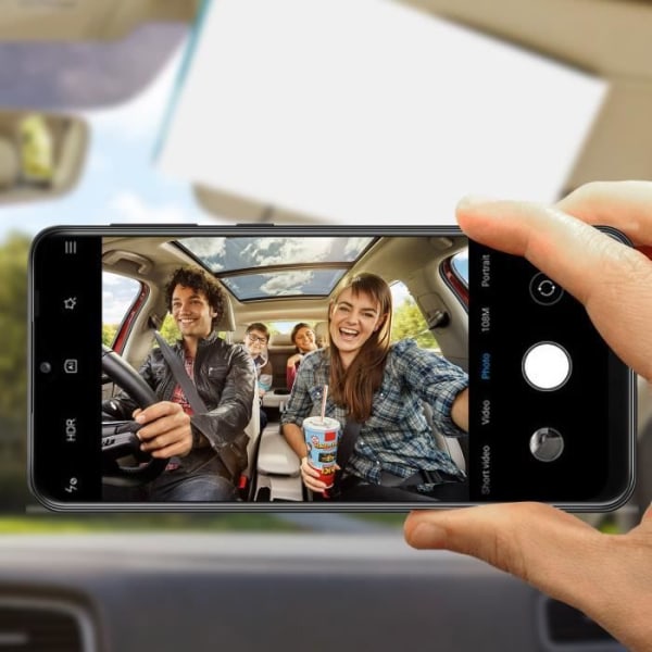 Frontkamera Samsung Galaxy A12 Frontlinsbyte Svart