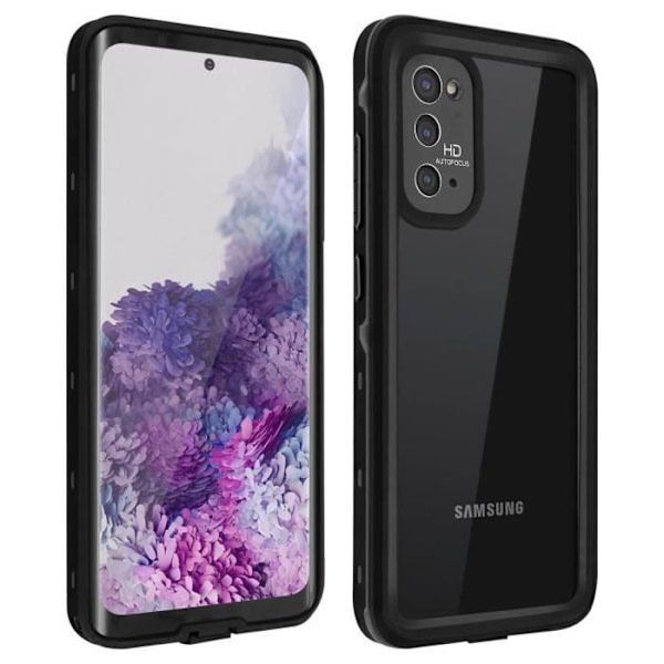 Coque - REDPEPPER - Galaxy S20 - Vandtæt op til 2m - Stødresistent - Indbygget skærmbeskyttelse Svart