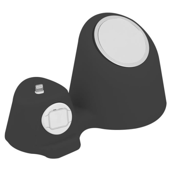 MagSafe Desktop Stand, Apple Watch ja AirPods 3-in-1 -telakointiasema - musta Svart