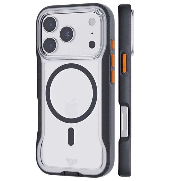 Stødabsorberende Cover - TECH21 - iPhone 17 Pro - Kompatibel med MagSafe - Sort - Forstærket Design Svart