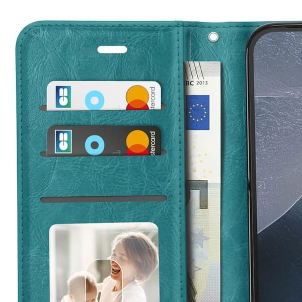 Pungetui til Google Pixel 11 Pro med håndledsrem og støttefunktion Mayaxess Turkis Blå