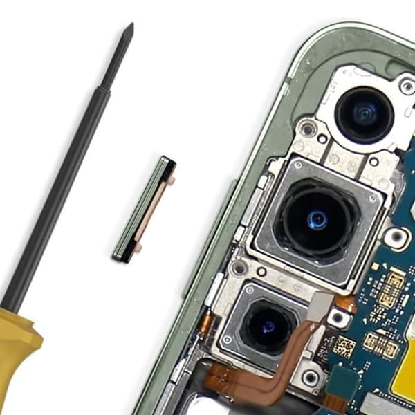 Lydknap - SAMSUNG - Galaxy S24/S24 Plus - Grøn - 100% Original - Service Pack Grön