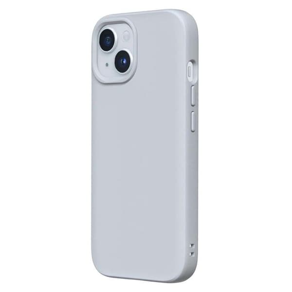 MagSafe-skal för iPhone 15 Plus Modell SolidSuit Ultra Resistant Rhinoshield Silver Grå