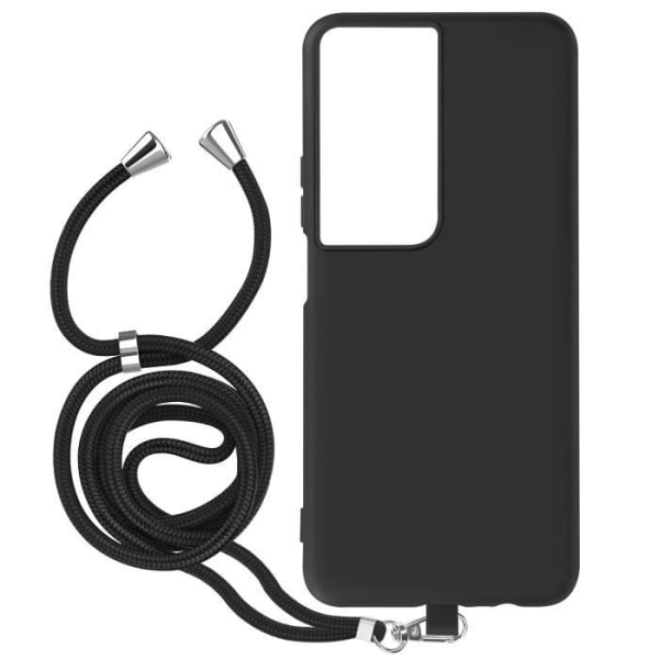 Smartphone taske - JAYM - Honor 90 Smart - Soft Touch - Aftagelig ledning - Sort Svart