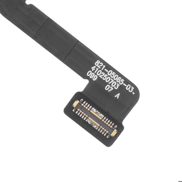 Bageste LED-blitz forbindelsesledning kompatibel med iPhone 16 sort Svart