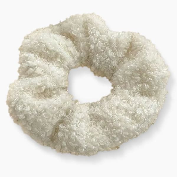 Chouchou - AVISED - Mjuk Chenille - Vit - Bekväm - Chic Vit